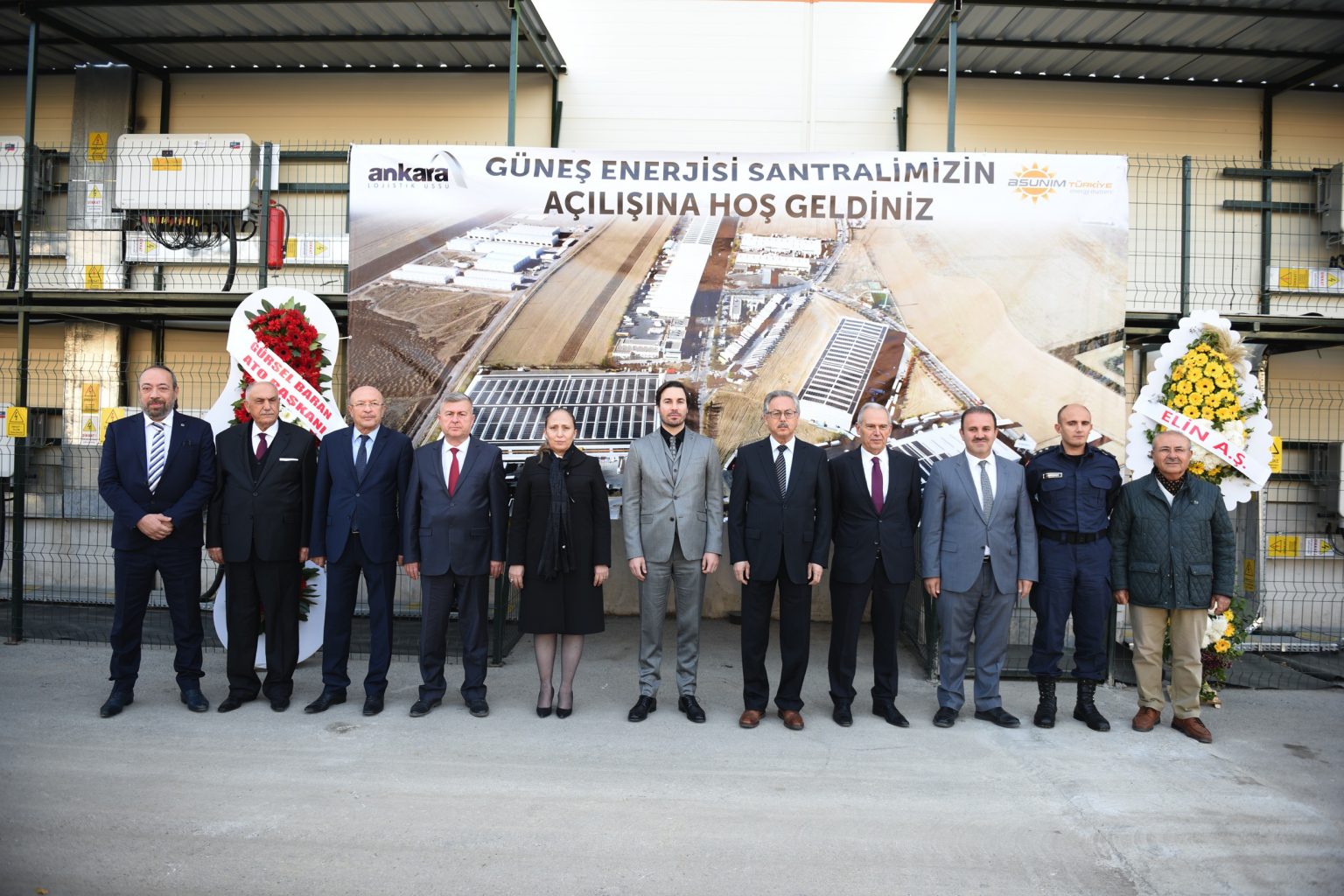 TÜRKİYE’DE ŞİMDİYE KADAR KURULMUŞ EN BÜYÜK ÇATI ÜSTÜ MEMBRAN GES’İ OLAN ANKARA LOJİSTİK ÜSSÜ GES PROJESİ TÖRENLE AÇILDI